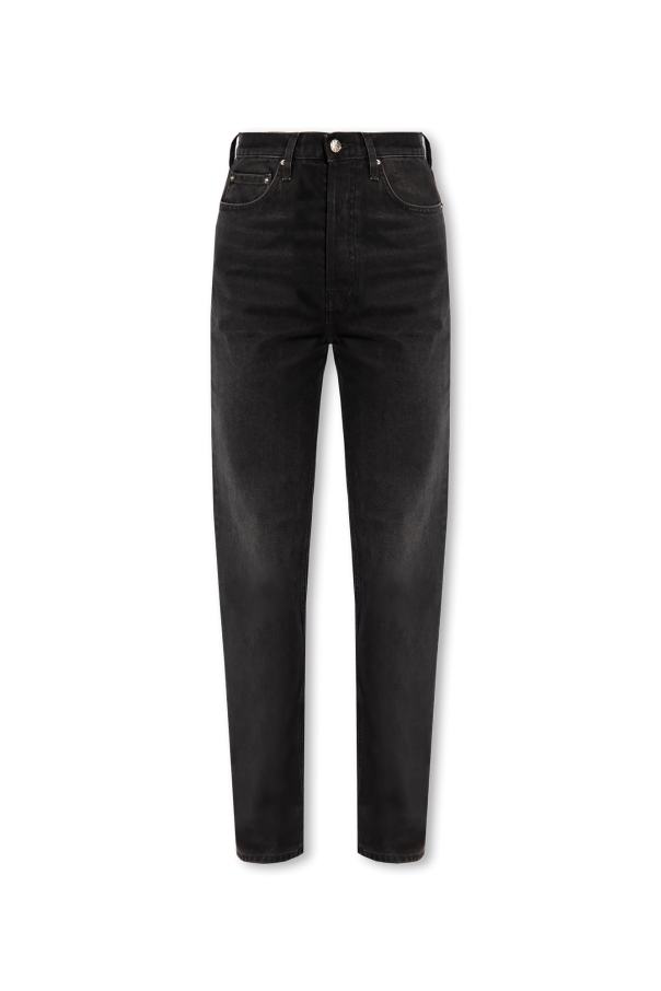 Jean straight noir homme best sale